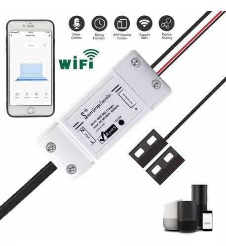 Control desde el celular de motores de Garajes Smart WIFI