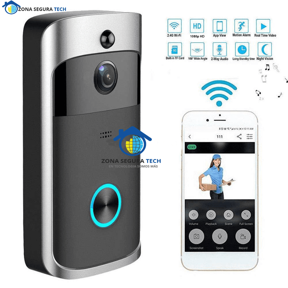 DV-114 Video Portero IP WIFI Tuya Smart 1080p