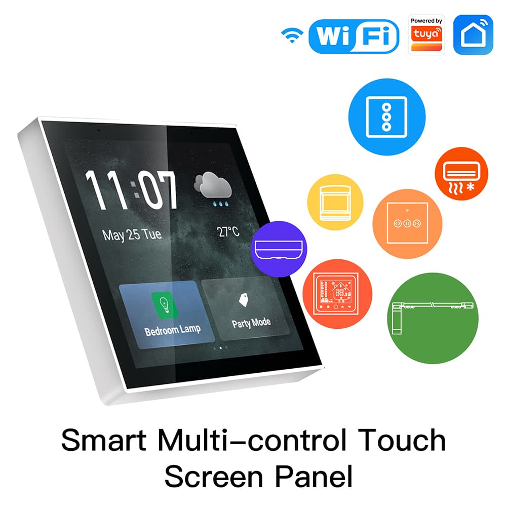 Pantalla Inteligente Multi-Control Tuya Smart WIFI, ZIGBEE y Bluetooth