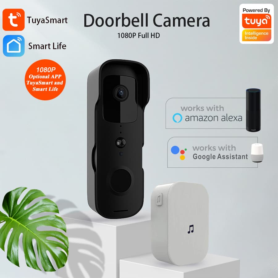 kit Video Portero T30 WIFI Tuya Smart + Ding Dong