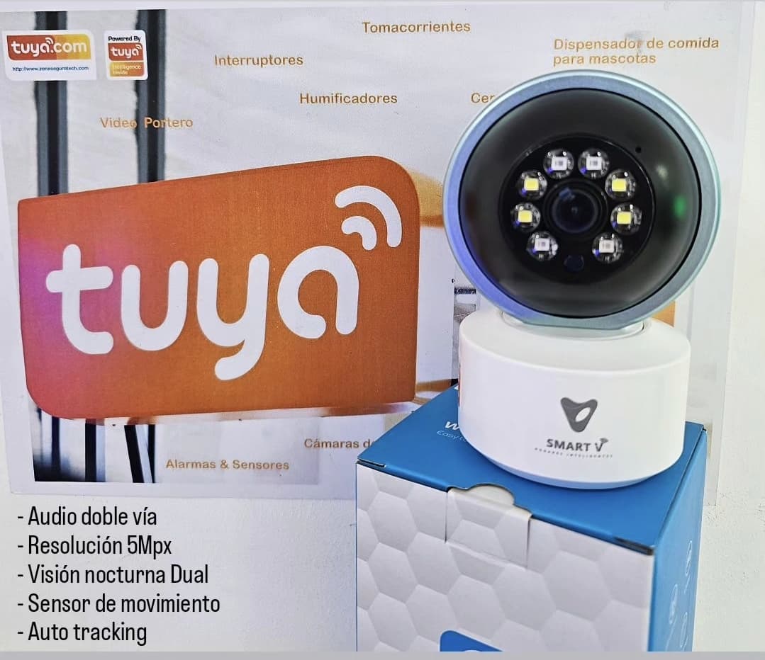 Cámara Inteligente WIFI Tuya Smart F4-5Mpx Mini PTZ